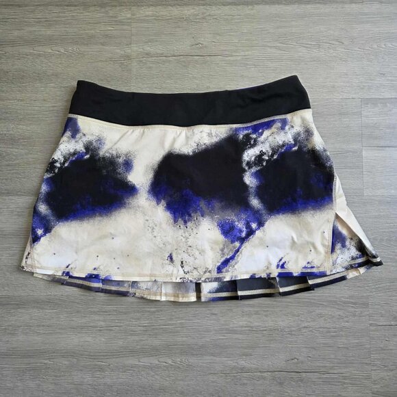 Lululemon Run: Pace Setter Skirt SZ 10 Milky Way Multi Print - Picture 7 of 8